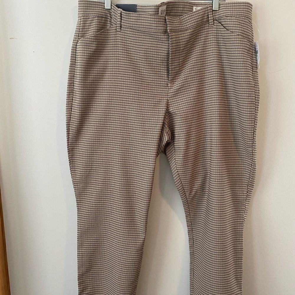 Gap Signature Black/Tan/Cream Skinny Ankle, size 20
